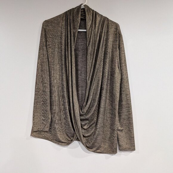 Laura Plus 14+ Twist Scoop Neck Sweater Gold Size X - Picture 1 of 4